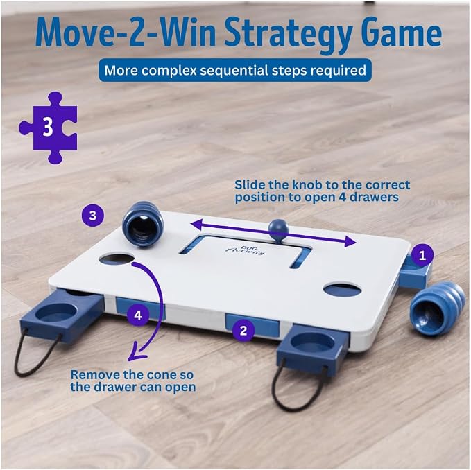 TRIXIE Move-2-Win, Level 3, blue and white (32025)