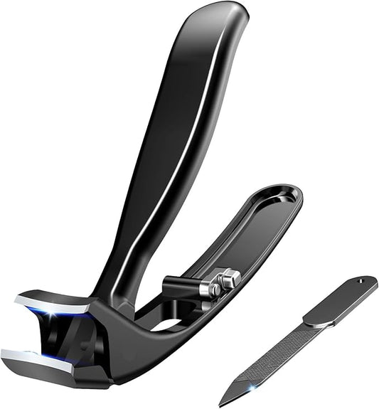 Stocking Stuffers Gifts for Men Adults Seniors, Nail Clippers with Catcher, Christmas Gifts for Men Dad Boyfriend Teens Him, Heavy Duty Clipper for Mens Women Seniors