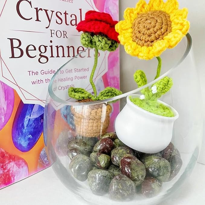 DUQGUHO Dragon Blood Stone Crystals Bulk Natural Irregular Polished Stones Tumbled Crystals Gemstone Rocks for Beginners Gift 200g