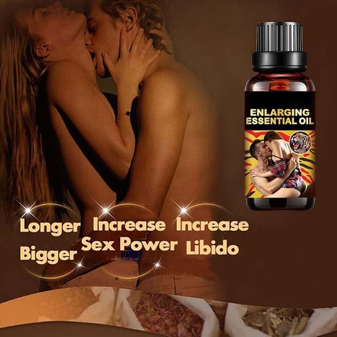 Men Massage Oil Enlarge and Thickening Growth Men Energy Massage Essential Oil for Sex, Dick Liquid for Health Care, Lateness Performance,Strength (2 Pack)