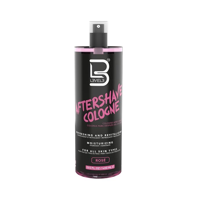 L3 Level 3 After Shave Spray Cologne - Softens Skin - Refreshes and Relieves Face and Skin - Moisturizing Formula Level Three After Shaving