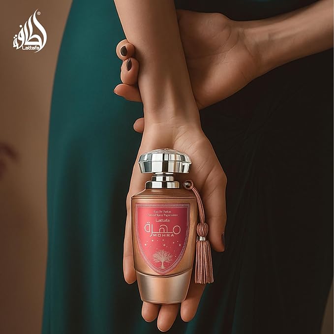 Lattafa Mohra Silky Rose for Women Eau de Parfum Spray, 3.4 Ounce / 100 ml