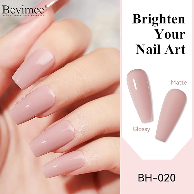 Quick Dry Nail Polish Air Fast Drying, Sheer Nude Regular Color Nail Polish Holographic High Coverage Nail Lacquer Water Based Natural Nail Art Valentine's Day Gift No Required UV LED, 12ML