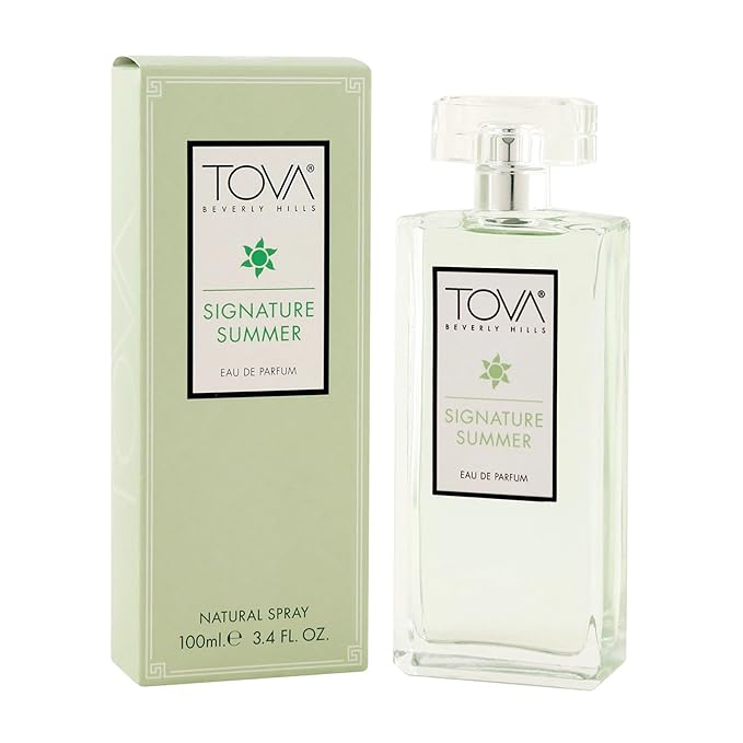 Tova Signature Summer Eau de Parfum – Floral Citrus Perfume for Women – Bergamot Jasmine Musk – Crafted in France & Cruelty-Free – 3.4 fl oz