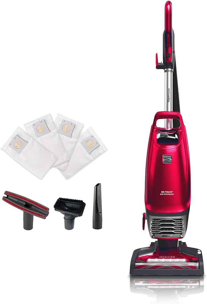 Kenmore Intuition Bagged Upright Vacuum Pet Friendly | Lift-Up Carpet Vacuum Cleaner, 2-Motor Power Suction with HEPA Filter, Pet Handi-Mate - BU4020