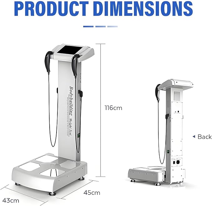 Body Composition Analyzer,Body Fat Scale, Body Composition Analyzer, Body Fat Detection Equipment, Muscle Detection and Analysis for Home, Gym & Clinic Use