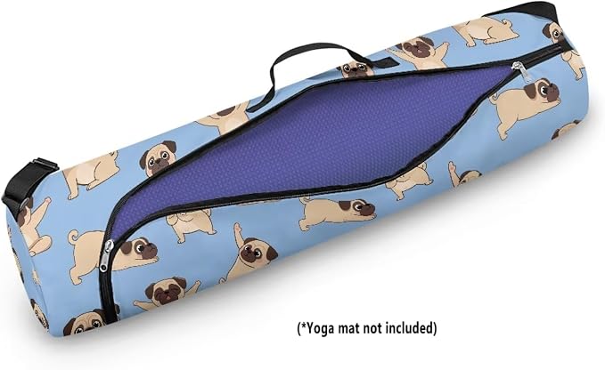 Yoga Mat Bags for Women Lightweight Gym Bag with Strap Full Zip Yoga Accessories