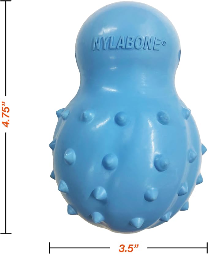 Nylabone Strong Chew Rubber Stuffable Cone Treat Toy, Bacon Flavor, X-Large | Durable rubber dog toys, long lasting, durable material, encourages healthy chewing, helps clean teeth, for dogs 50+ lbs