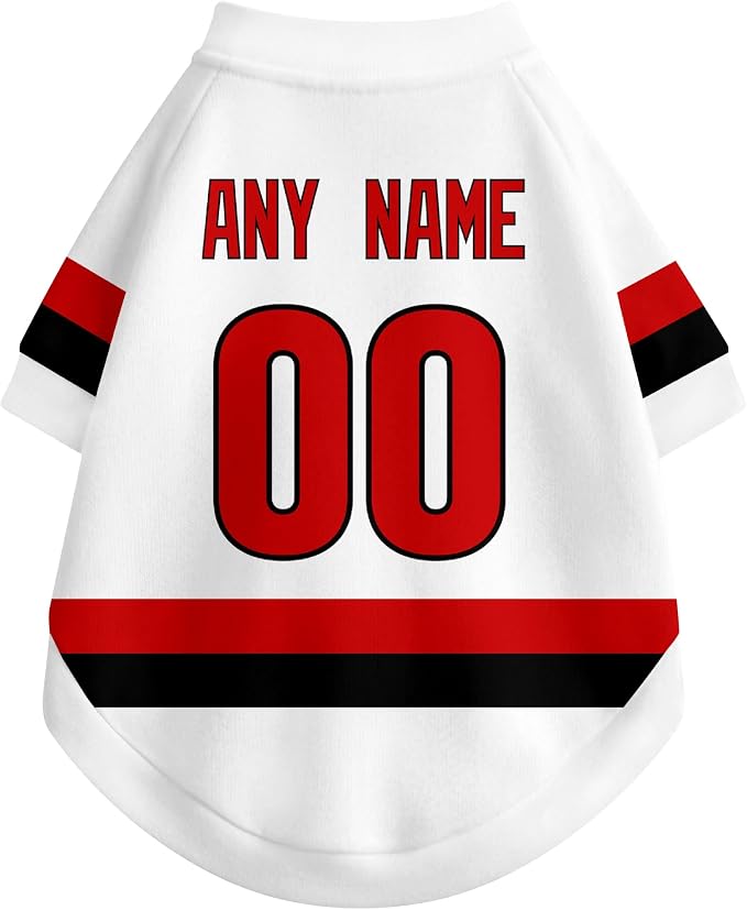 Carolina Dog Clothes Personalized Pet T Shirt for Dogs Gift | Custom Name Number Jersey Style Pet Shirt for Dog