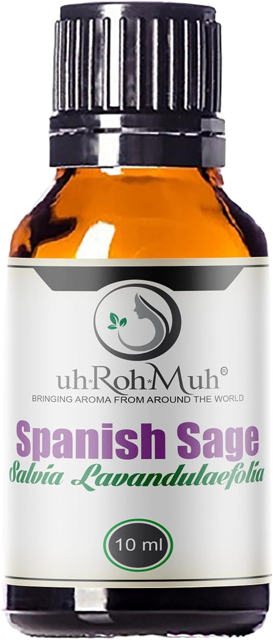 USDA Certified Organic Spanish Sage Essential Oil || Pure || Spain - 10 mL