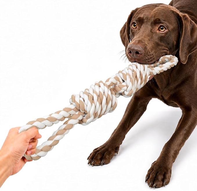 Fida Dog Rope Toys for Aggressive Chewers, Tug Toys for Large Medium Dogs