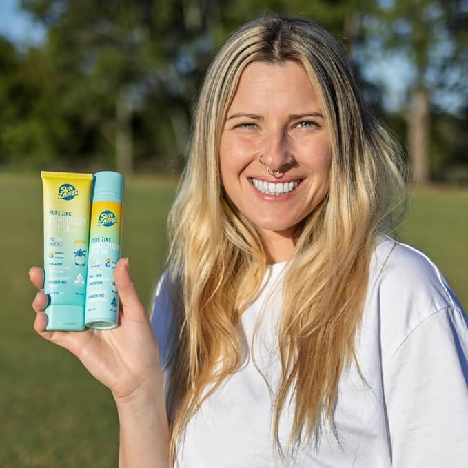 Sun Zapper Pure Zinc Mineral Sunscreen SPF 50, Reef Safe, Broad Spectrum UVA + UVB Protection, 25% Zinc, Water Resistant, Fragrance Free, Paraben Free, No White Cast, Natural Sun Cream - 3.52 Ounce