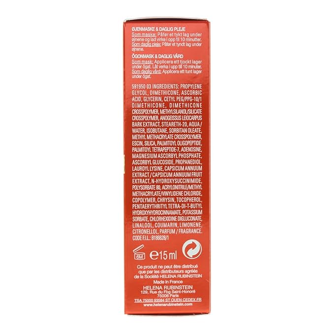 Helena Rubinstein Force C Eye Mask and Daily Care, 0.5 Ounce