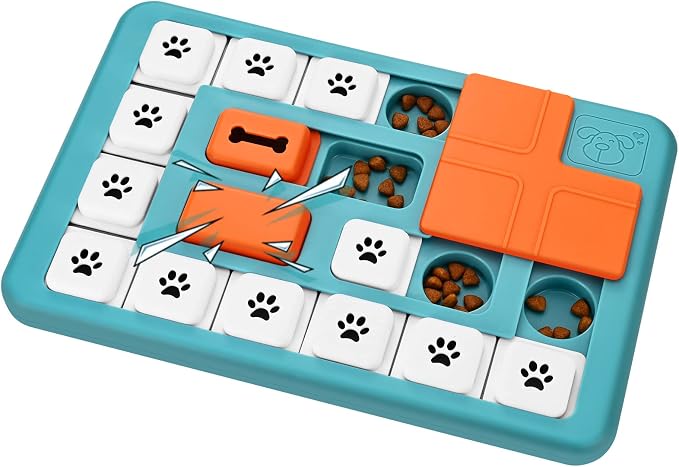 FOXMM Dog Puzzle Toys - Interactive IQ Training & Mental Stimulating Toys | for Large, Medium & Small Dogs