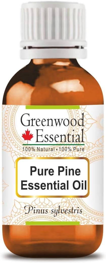 Greenwood Essential Pure Pine Essential Oil (Pinus sylvestris) Steam Distilled 100ml (3.38 oz)