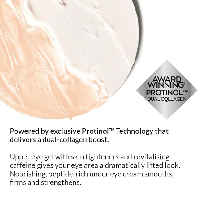 AVON Anew Platinum Eye Cream System, Day & Night Duo with Protinol, Anti-Aging Treatment for Firmer Eyes, 0.67 fl oz Each, 2 Pack