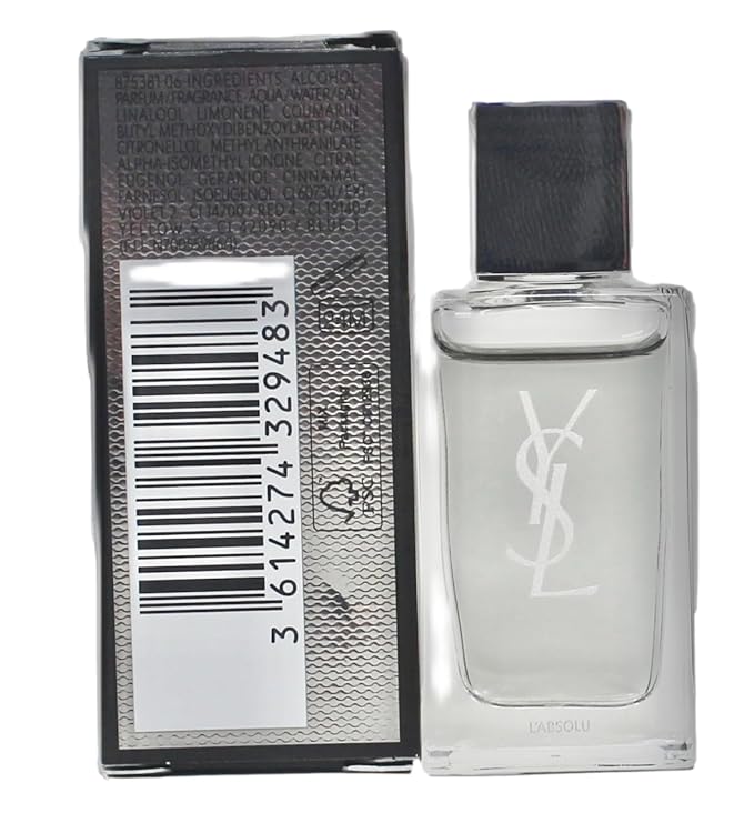 Yves Saint Laurent MYSLF L'ABSOLU PARFUM YSL Men ABSOLU Perfume MINI SMALL TRAVEL SIZE Splash On 7.5 ml / 0.25 Fl oz - 9483