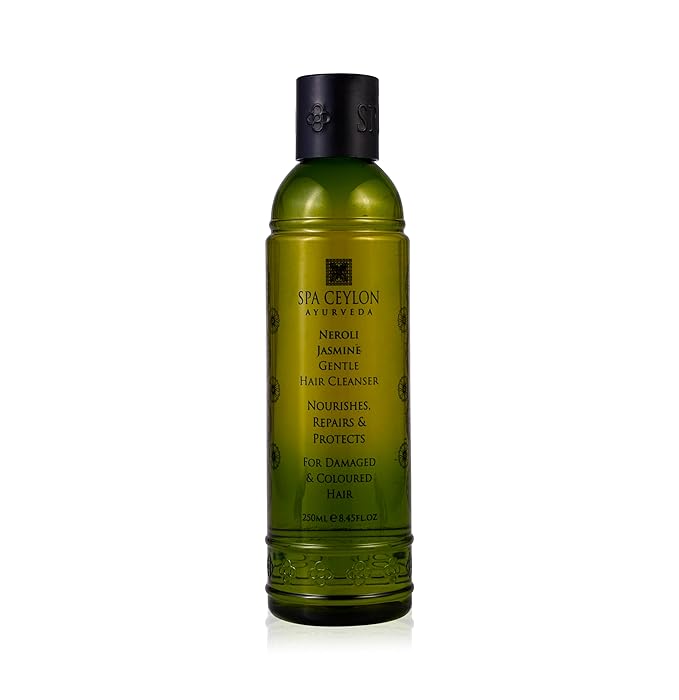 SPA CEYLON Neroli Jasmine Gentle Hair Cleanser| Sulfate-Free Shampoo| Deep Nourishing | Scalp Balance | Ideal for Damaged and Coloured Hair