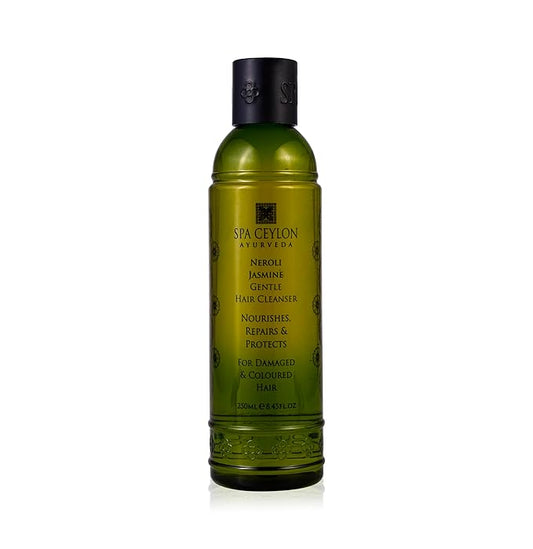 SPA CEYLON Neroli Jasmine Gentle Hair Cleanser| Sulfate-Free Shampoo| Deep Nourishing | Scalp Balance | Ideal for Damaged and Coloured Hair
