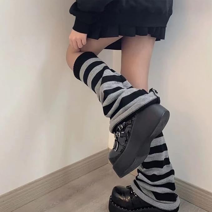 Sexybody Women's Leg Warmers Fashion Knit Warmers Long Socks Cute Y2K Kawaii Japanese Lolita Harajuku Accessories for Girls