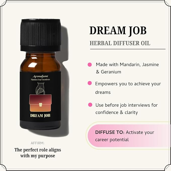 Good Luck, Open Road & Dream Job Oils | 3 x 10 ml | Ideal for Removing Blocks, Creating Opportunities etc | Manifestation & Mindfulness