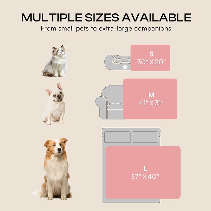 Luciphia Small Dog Blanket Washable Pet Bed Cover Soft Fluffy Puppy Blanket with Premium Fleece 300GSM Cozy Calming Cat Blankets for Indoor Cats Pink 41x31 inch | Pink Blanket Washable for Medium/Large Dogs, Cute Cover on Bed Couch Crate Car, Puppy Ess...