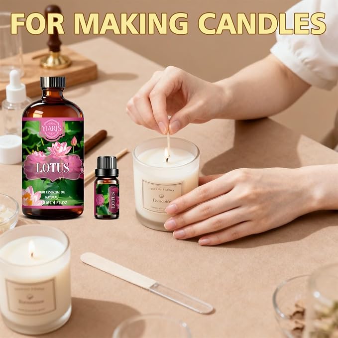 Strawberry Essential Oil -YIARIS Strawberry Essential Oil with Glass Dropper-4.33 Fl Oz, Pure and Natural Fragrance Oil for Aroma Diffuser,Skincare,Home Fragrance,Bath,Spa,Cleaning,Yoga,DIY Candle