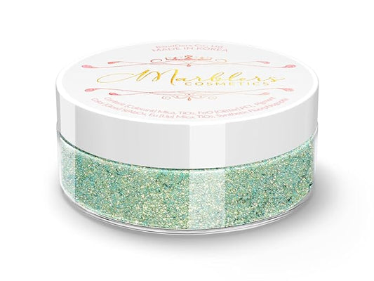MARBLERS Chunky Natural Mica Powder [Kohi Pearl] 0.11oz (3g) | Highly Pigmented | Non-Toxic, Vegan, Cruelty-Free | Eyeshadow, Body Butter, Nail Polish, Nail Art | Party, Body, Face Makeup