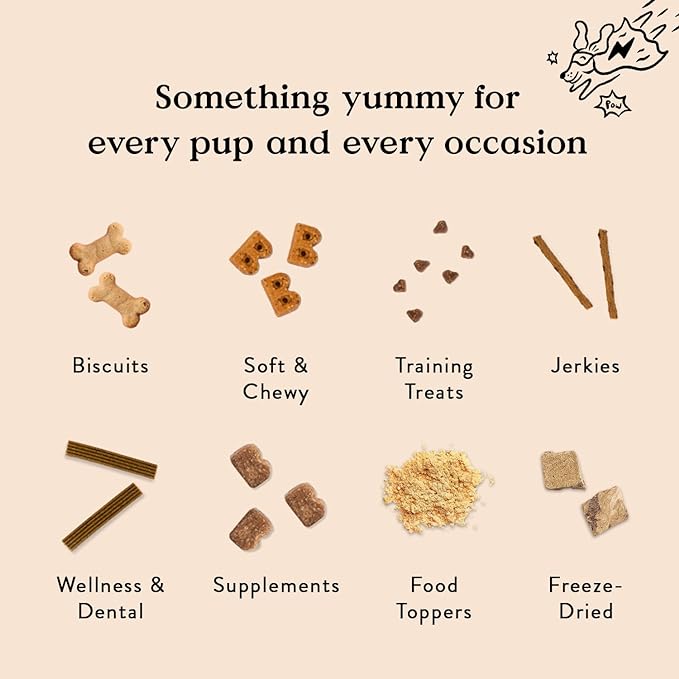 Bocce's Bakery Say Moo Dog Training Treats, Beef & Cheddar Flavor (6 oz) | Oven Baked, Wheat-Free Everyday Dog Training Treats - Made with Real, Limited Ingredients and Baked in The USA