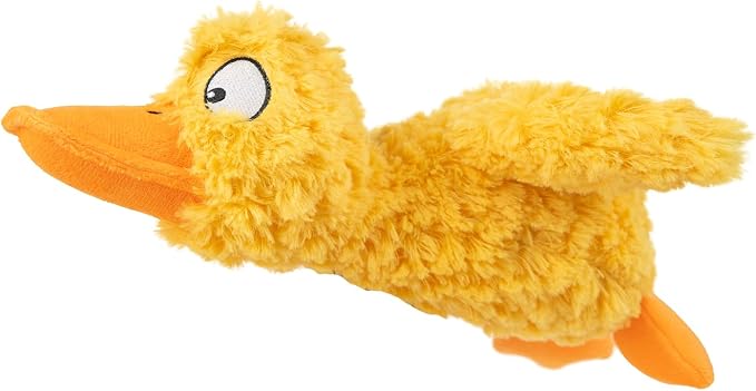 Best Pet Supplies Squeaky Plush Dog Toy - Ducky Doodle, Small | Soft Plush, Squeaks & Crinkles, Perfect for Moderate Chewers, Toss & Fetch Play, Stress & Anxiety Reliever, Ideal Gift Toy