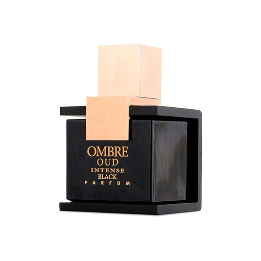 Armaf Ombre Oud Intense Black – Woody, Oriental, Amber, Smoky – Eau de Parfum Spray Long-Lasting Fragrance for Men, 3.4 Ounce / 100 ml
