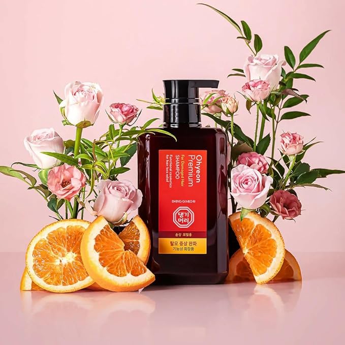 Daeng Gi Meo Ri - Ohyeon K-Beauty Hair Growth Shampoo | Herbal Power for Thinning, Damaged, Oily Hair | Scalp Care & Dandruff Relief with Ginseng, Salicylic Acid. 500ml/ 16.90 FL OZ
