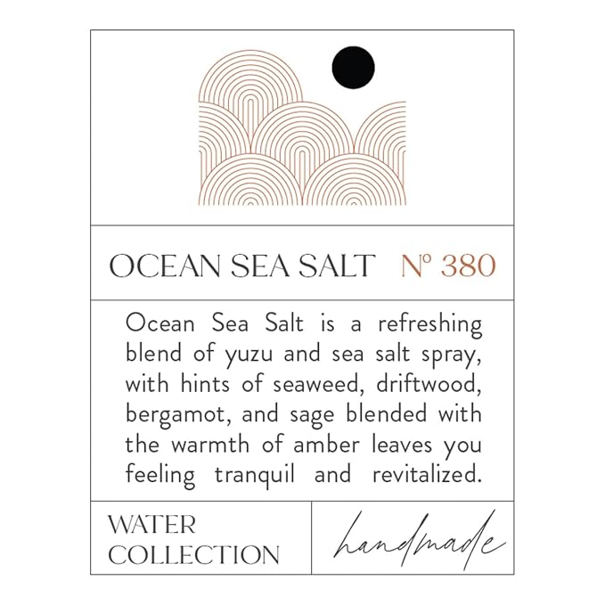 Body Oil, Organic Avocado and Sunflower Oil, Body Oil for Sensitive Skin, Hydrating and Moisturizing Botanical Oil, Body Massage Oil for Radiant and Healthy Glow (1.6 Fl Oz, Ocean Sea Salt)