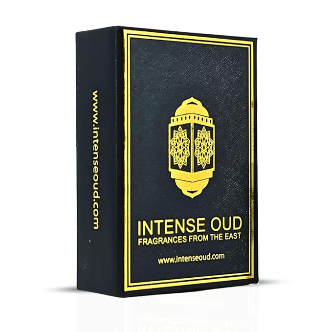INTENSE OUD Jasmin Arabian Perfume Oil for Men & Women, Long Lasting Alcohol-Free Concentrated Fragrance, 12ml (0.40 oz) in Black Gift Box, White Jasmine & Vanilla Notes