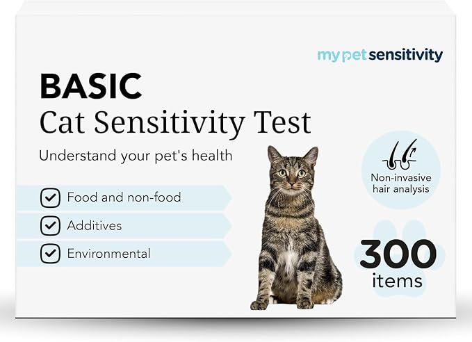 Intolerance Test for Dogs & Cats | 300 Items Tested | Hair Sample | Intolerance/Sensitivity test for your pet. Screens 550 food, environmental and nutritional items. Quick results in 3–5 days