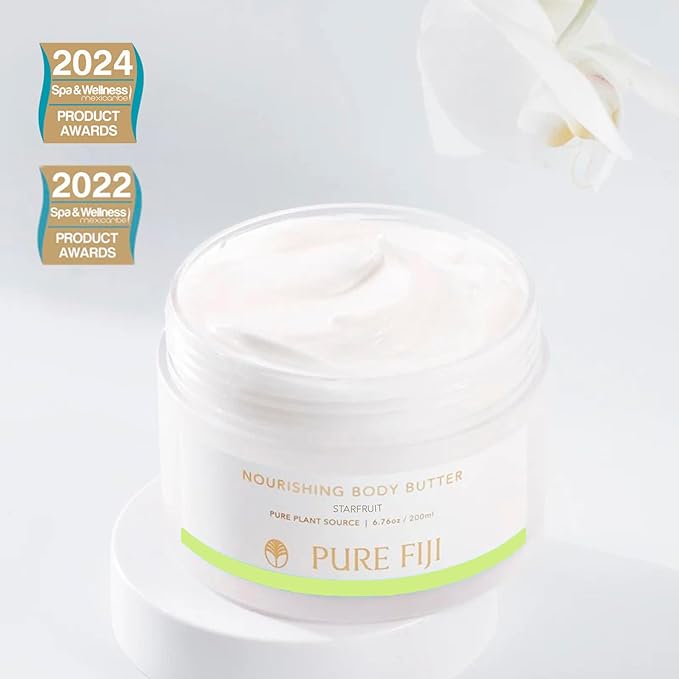 PURE FIJI Nourishing Body Butter, Starfruit (6.7oz/200ml)