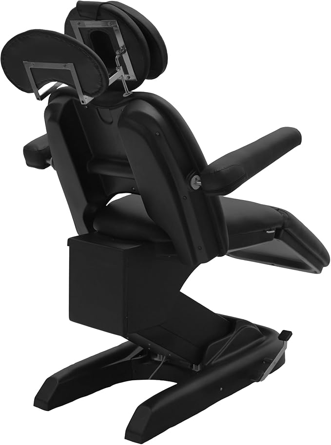 SKINACT Monet 4 Motor Electric Facial Chair, Facial Massage Bed (Table, Chair) Black
