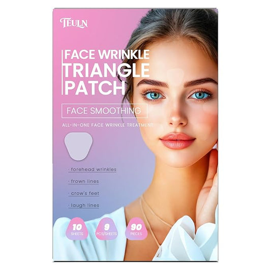 Facial Wrinkle Patches, Anti Wrinkle Facial Patches, Fine Line Remover Strips for Eye, Mouth, Frown, Smile Lines, Crows Feet, Lift Effect– 90 Count