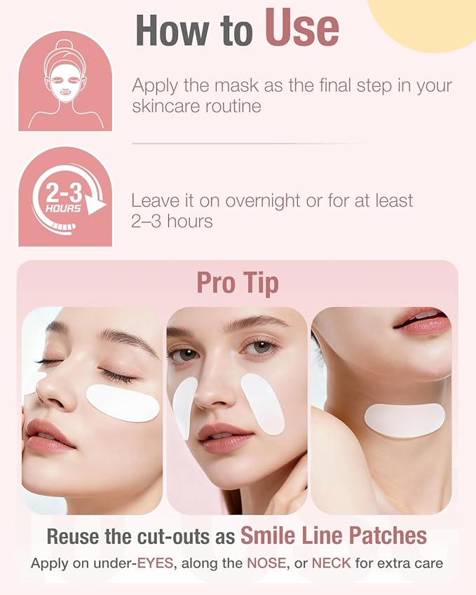 BOCACUE Bio-Collagen Hydrogel Sheet Mask, Overnight Face Mask for Radiant, Glowing Skin, Deep Hydrating & Firming, Pore Minimizing, Boosts Elasticity, Korean Skin Care, 35g x 5ea