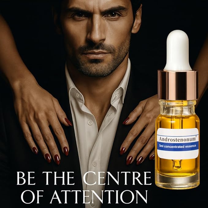 Pheromone Cologne for Men ANDROSTENONUM Strong Roll On Perfume Oil with 48-Hour Long-Lasting Formula - Mens Cologne Pheromone Perfumes for Daily Wear - The Original Perfumes for Men 0.17 Fl Oz