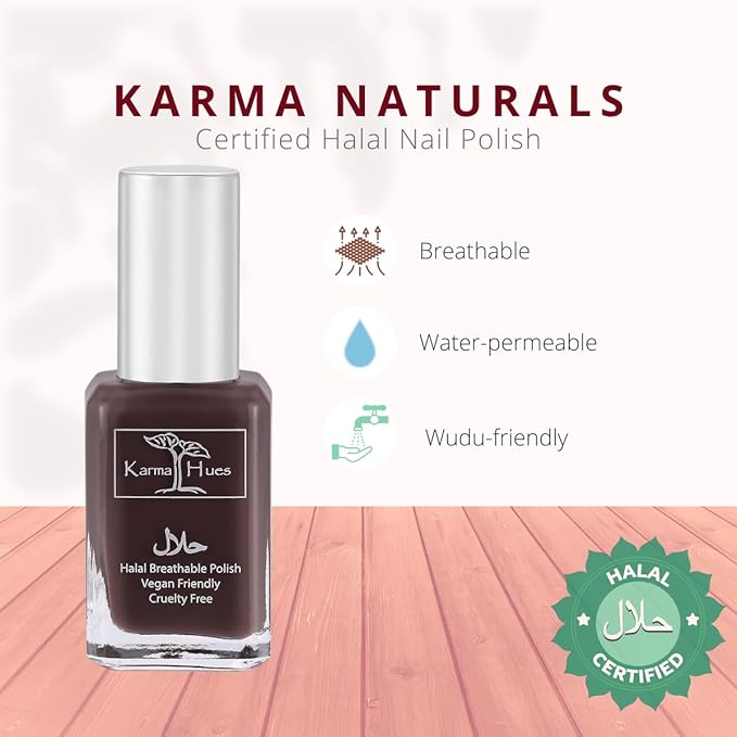 karma organic Natural Nail Polish, Vegan, and Cruelty-Free, No Toluene, No Formaldehyde, No DBP, and Free of TPHP, Hannah