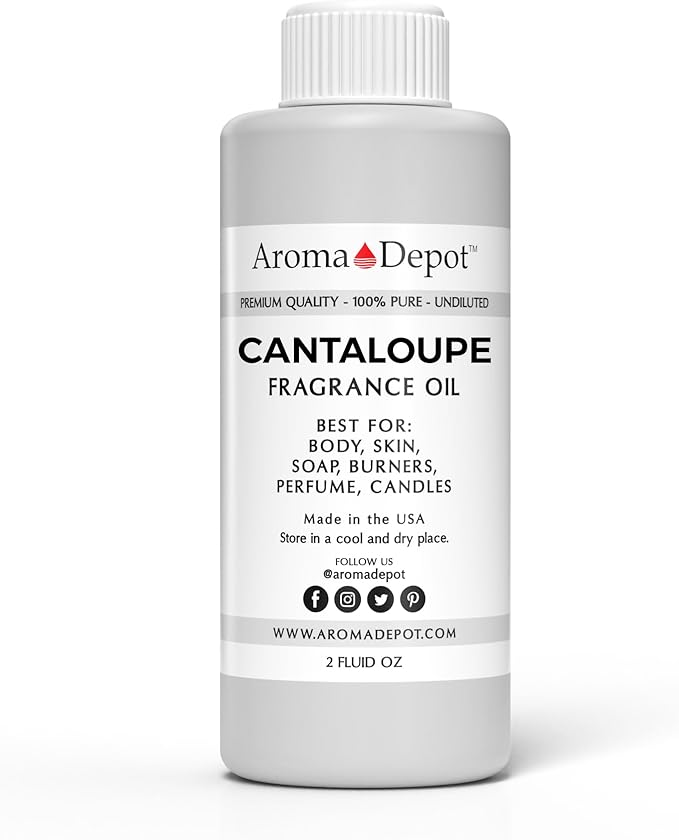 Cantaloupe 2oz Fragrance Oil I Perfume I Skin Oil I Scented Oil. DIY Projects Such as Candles, Bath Bombs, Body Butters, Creams & Lotions. Few Drops in The Diffuser, Burners, or Warmers.