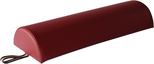 Master Massage Semi-Round Bolster Bolster, Burgundy Red, 6 Inch