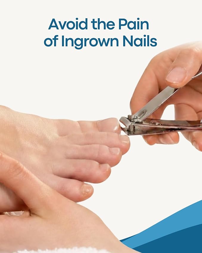 Denco Straight Cut Toenail Clipper,Silver,1 Count (Pack of 1),3559N