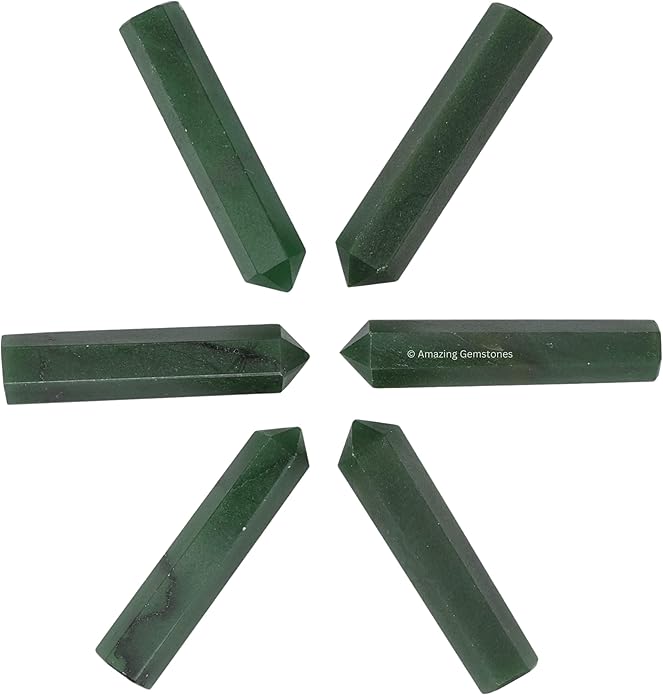 Amazing Gemstone Crystal Points Bulk Healing Crystals & Stones - Premium Single Terminated Healing Wand Point Bulk Crystals for Crafts, Crystal Grid, DIY Work