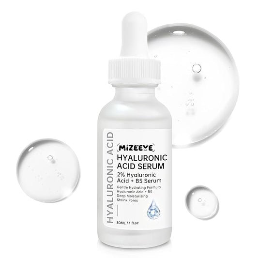 Hyaluronic Acid 2% + B5 Facial Serum, 30ML Hyaluronic Acid Serum For Face, Moisturizing, Shrink Pores