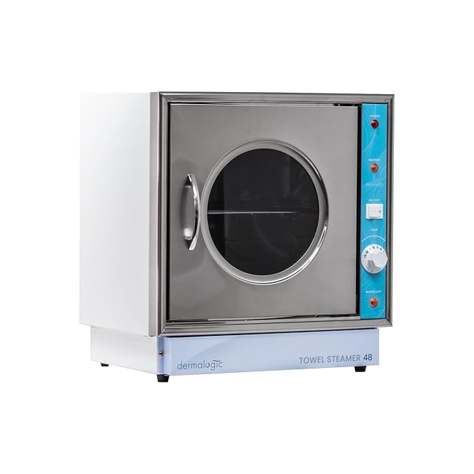 DERMALOGIC Towel Steamer 48 Professional Equipment for Barber Shop Beauty Nail Salon Massage Center