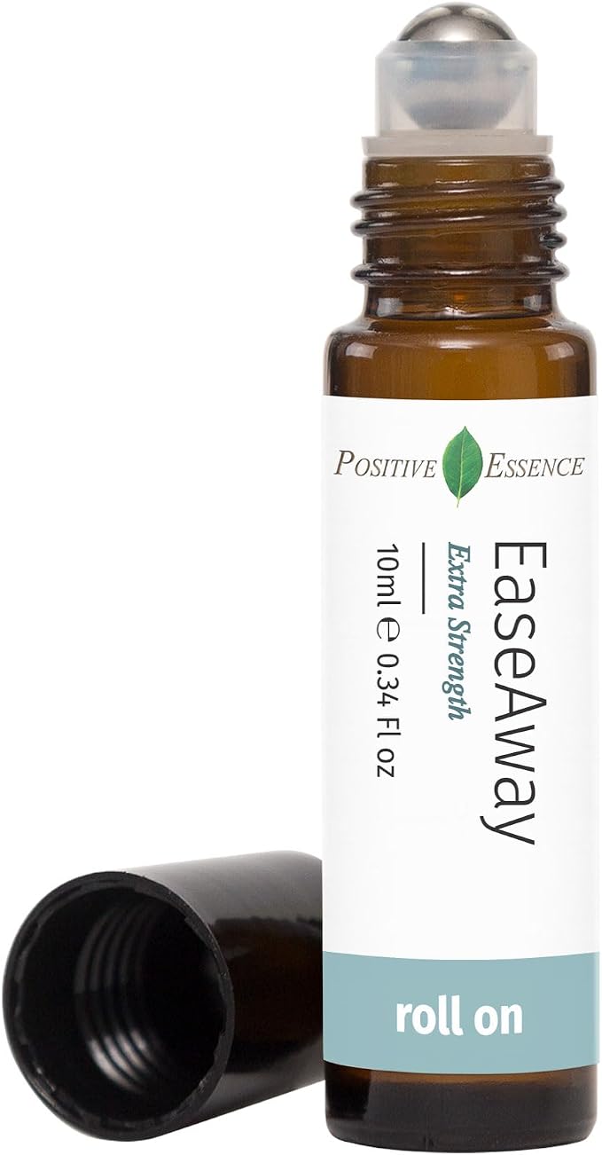 EaseAway Herbal Essential Oil Roll On, Essential Oil Blend for Head Relief, Relaxation, and Skincare, Leak-Proof Rollerball, Tension Relief Roll-on (10 mL)