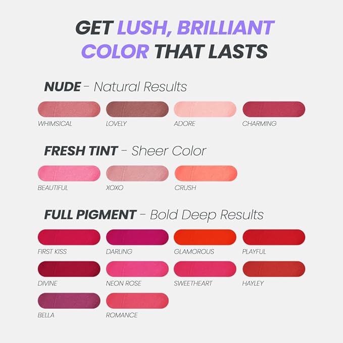 Wonderskin Wonder Blading All Day Lip Stain Peel Off Masque and Reveal Kit - Long Lasting, Waterproof Red Lip Tint, Transfer Proof Natural Makeup Stain Kit (Divine)