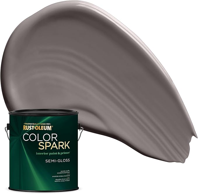 Rust-Oleum Color Spark Interior Paint and Primer in One, Semi-Gloss, Geode, 1 Gallon